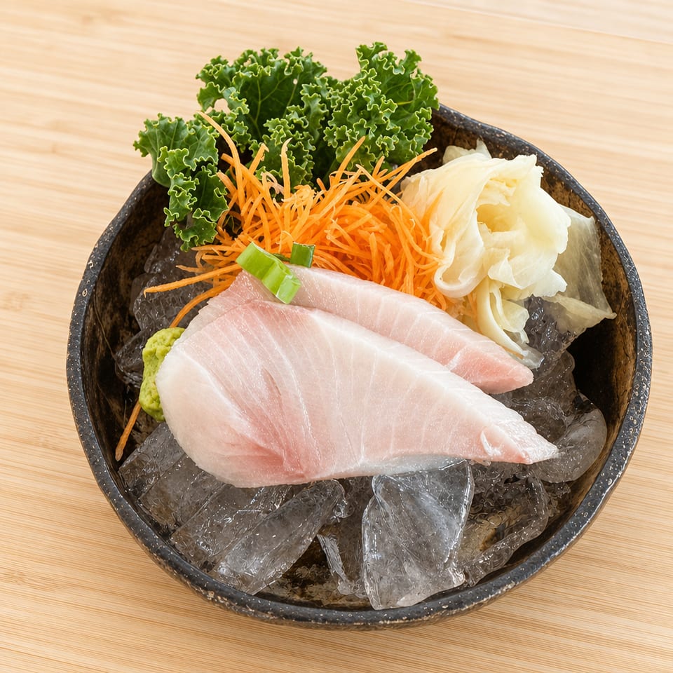 Hamachi Sashimi.