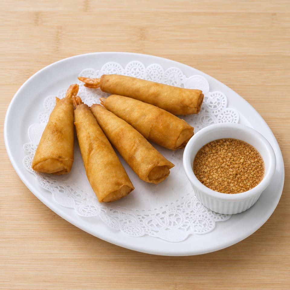 Shrimp in a Blanket.