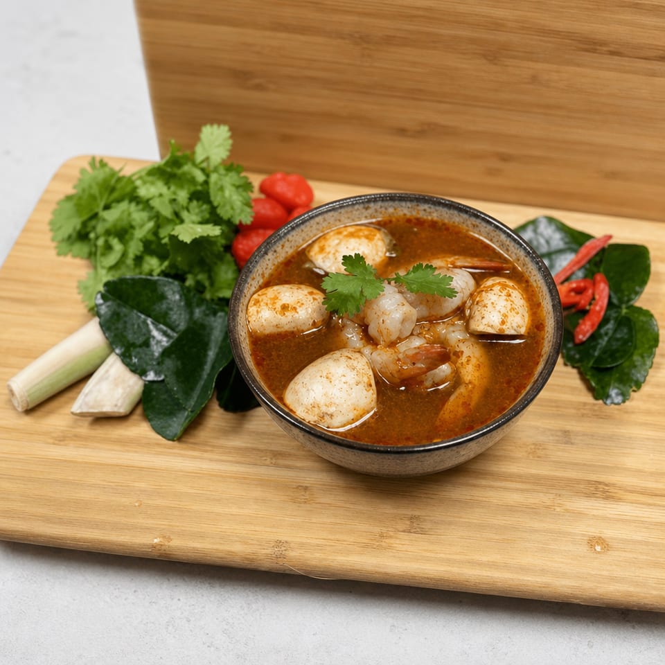 Tom Yum Goong Soup.
